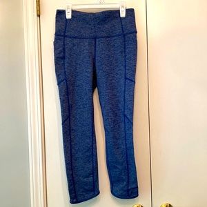 Athleta size small blue crop leggings